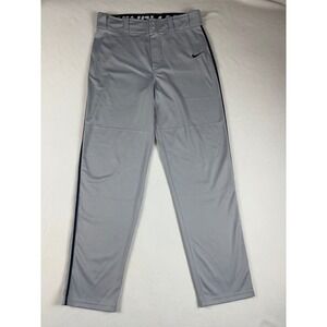 Nike Swingman Dri-Fit Baseball Softball Pants Men's Medium Grey Black Striped